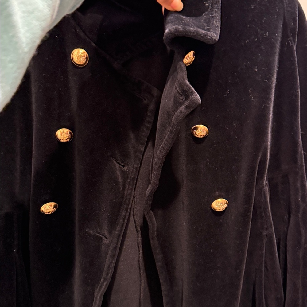 Juicy Couture Chic Black Velvet Women's Blazer - Picture 3 of 3